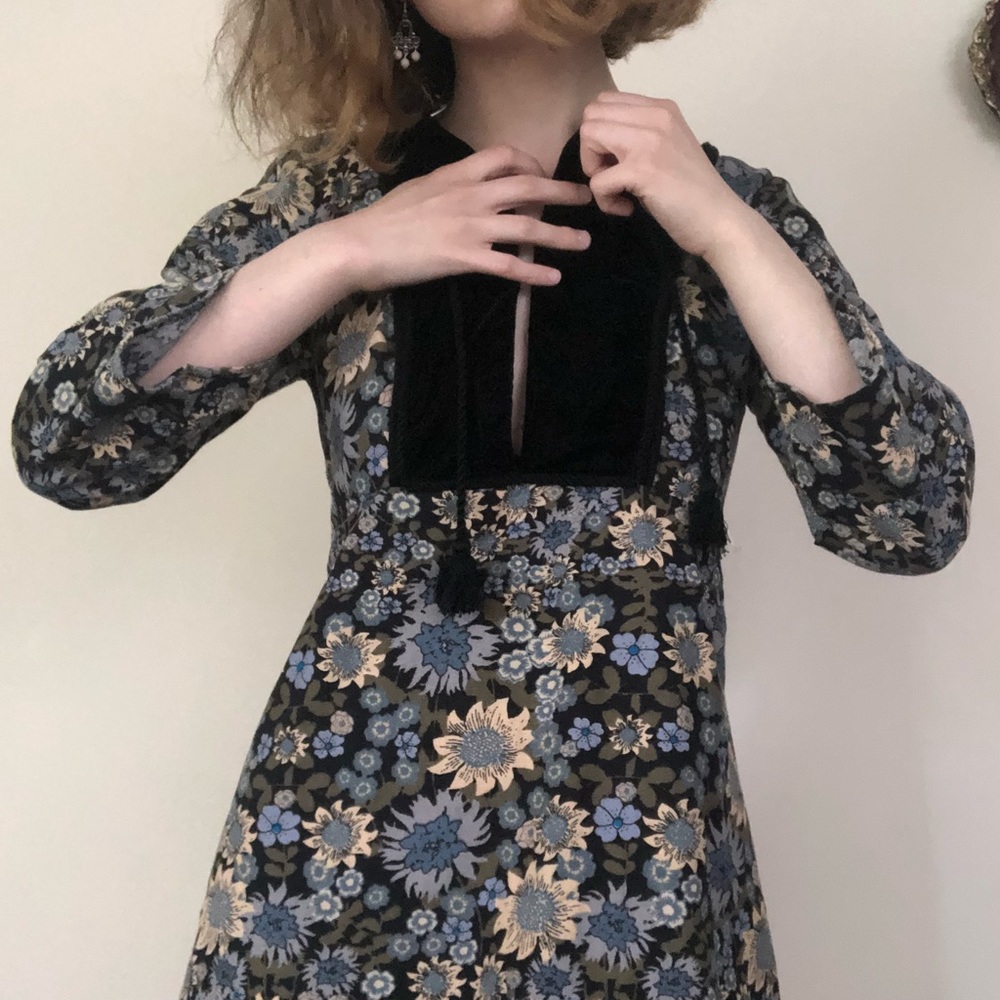 FINAL PRICE Zara short floral tunic